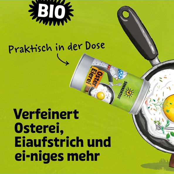 BIO Oster Eierei Gewürz in Dose, verfeinert Osterei, Eiaufstrich und mehr