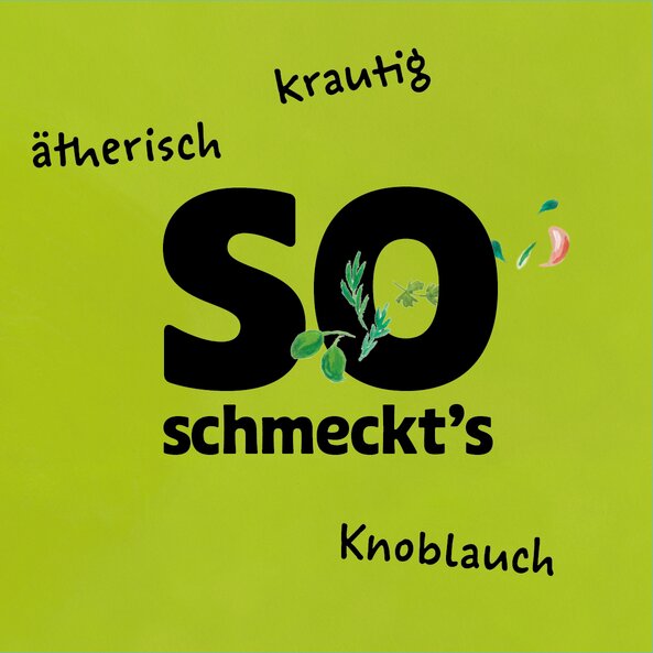 Geschmack der Oster Eierei Gewürzmischung: krautig, ätherisch, Knoblauch